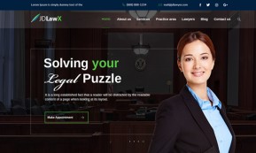 JD LawX – Lawyer Joomla Template For Law/Attorney Websites (Joomla)